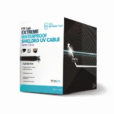 Bobina Linkedpro Pro-cat-6-ext/500 Cat6, 152.5 M, F/utp (ftp), Negro