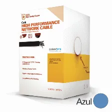 Bobina Linkedpro Pro-cat-6-plus/1000m Cat6, 1000 M, U/utp (utp), Azul