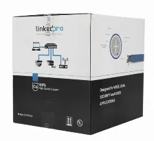 Bobina Linkedpro Pro-cat6-s Cat6+, 305 M, F/utp (ftp), Azul