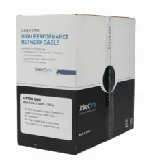 Bobina Linkedpro Pro-cat6a-r Cat6a, 305 M, U/utp (utp), Azul