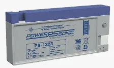 Bateria Para Ups Power Sonic Ps-1223-pc Vrla Agm, 12 V, 2.1 Ah, Azul, Blanco