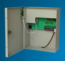 Fuente De Poder Saxxon De 12 Vcd, 10 Amperes, 9 Camaras, Compatible Con Bateria De Respaldo