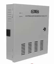 Fuente De Poder Saxxon De 12 Vcd, 20 Amperes, Para 9 Camaras, 2.2 Amperes Por Canal
