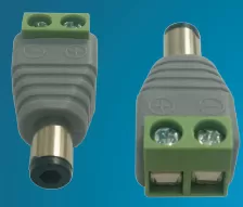 Paquete Con 10 Piezas Adaptador De Corriente Saxxon Para Camaras Dc Hembra, Gris