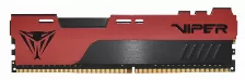 Memoria Ram Dimm Patriot Viper 8gb Ddr4, 3200mhz, Disipador Negro Rojo, Pve248g320c8