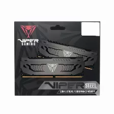 Memoria Ram Gaming Patriot Viper Steel 16gb, Ddr4, 3200mhz, Pc4-25600, Disipador Negro Pe000639-pvs416g320c6
