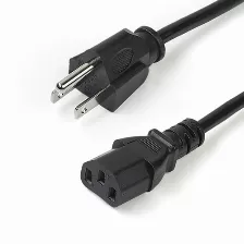 Cables De Poder Startech.com Macho, Hembra 125 V, 3 M, Negro