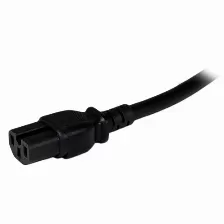 Cables De Poder Startech.com Macho, Macho 125 V, 2.4 M, Negro