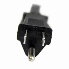 Cables De Poder Startech.com Macho, Macho 125 V, 2.4 M, Negro