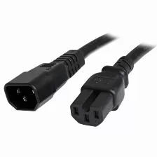 Cable De Poder Startech.com C14 Acoplador A C15 Acoplador, 1,8 M