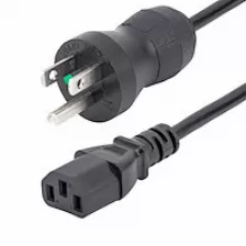 Cables De Poder Startech.com Macho, Hembra 125 V, 0.9 M, Negro