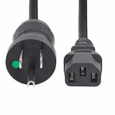 Cables De Poder Startech.com Macho, Hembra 125 V, 0.9 M, Negro