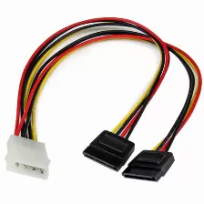 Cable De Poder Startech.com , A Sata, 0,3 M, Masculino, (pyo2lp4sata)