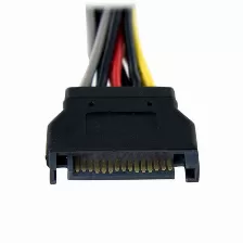 Cable Adaptador Bifurcador Divisor Splitter De Alimentación Sata De 0,15m - 2x Hembra, (pyo2sata)