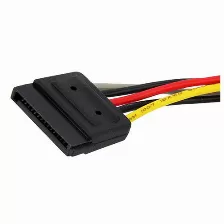 Cable Adaptador Bifurcador Divisor Splitter De Alimentación Sata De 0,15m - 2x Hembra, (pyo2sata)
