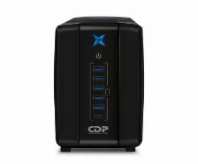 No Break Cdp R-upr1008 1000va, 500w, 8 Contactos, Supresor De Picos, Negro