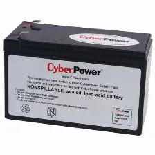 Bateria Para Ups Cyberpower Rb1290 12 V, Negro