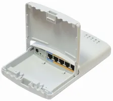 Ruteador Alambrico Mikrotik Powerbox Ethernet Rápido, 5 Rj-45