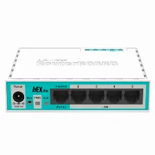 Ruteador Alambrico Mikrotik Hex Lite, Ethernet Wan, Blanco