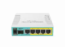 Ruteador Alambrico Mikrotik Hex Poe, Blanco