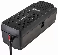 Regulador Steren Reg-1050 / 1000 W, Entrada 90-145 V, 8 Salidas Ac, Negro