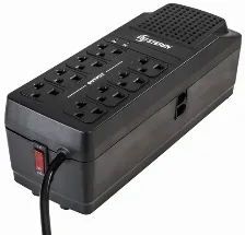 Regulador Steren Reg-2050 / 2000 W, Entrada 90-145 V, 8 Salidas Ac, Negro