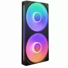 Kit 2 Ventiladores Nzxt F240 Rgb Core, 240mm, 2400 Rpm, Negro