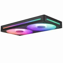 Kit 2 Ventiladores Nzxt F240 Rgb Core, 240mm, 2400 Rpm, Negro