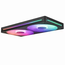 Kit 2 Ventiladores Nzxt F280 Rgb Core, 2000 Rpm, Led Multi, Plastico, 280mm, Negro