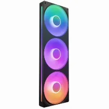Kit 3 Ventiladores Nzxt F360 Rgb Core, 36 Cm, 2400 Rpm, Led Multi, Plastico, Negro