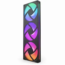 Kit 3 Ventiladores Nzxt F360 Rgb Core, 36 Cm, 2400 Rpm, Plastico, Negro
