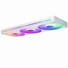 Kit 3 Ventiladores Nzxt F360 Rgb Core, 360mm, 2400 Rpm, Blanco No Dev Amz