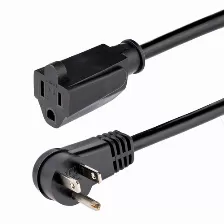 Cables De Poder Startech.com Macho, Hembra 125 V, 1.8 M, Negro