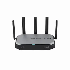 Ruteador Inalámbrico Ruijie Networks Rg-eg105gw-x 5 Ant., Wi-fi 6 (802.11ax), 5 Rj-45, 2976 Mbit/s, Negro, Gris