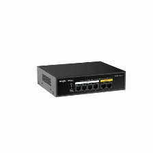 Switch Ruijie Networks Rg-es106f-p No Administrado, L2, Rj-45 6, Fast Ethernet (10/100), (poe +) 4, Negro