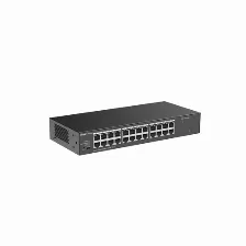 Switch Ruijie Networks Rg-es124g-l No Administrado, L2, Rj-45 24 Puertos, Gigabit, Negro