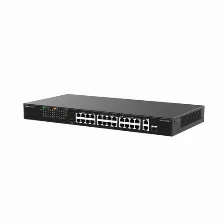 Switch Ruijie Networks Rg-es126fgs-p No Administrado, L2, Rj-45 24, Gigabit Ethernet (10/100/1000), Negro
