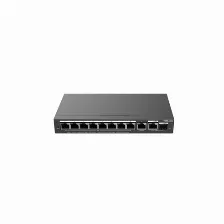 Switch Ruijie Networks Rg-es210gs-p Gestionado, L2, Rj-45 10, Gigabit Ethernet (10/100/1000), (poe +) 8, Negro