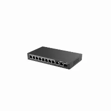 Switch Ruijie Networks Rg-es210gs-p Gestionado, L2, Rj-45 10, Gigabit Ethernet (10/100/1000), (poe +) 8, Negro