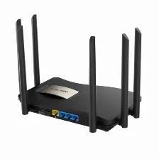 Ruteador Inalámbrico Ruijie Networks Rg-ew1200g Pro 6 Ant., Wi-fi 5 (802.11ac), 4 Rj-45, 1300 Mbit/s, Negro