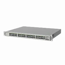 Switch Ruijie Networks Rg-nbs5200-48gt4xs-up Gestionado, L3, Rj-45 48, Gigabit Ethernet (10/100/1000), (poe +) 48, 48 Poe, Gris