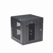 Rack Startech.com Tipo Bastidor De Pared, Capacidad Del Rack 12u, 4 Postes, Peso Max. 90 Kg, Color Negro, Incluye Tuercas Si