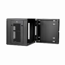 Rack Startech.com Tipo Bastidor De Pared, Capacidad Del Rack 12u, 4 Postes, Peso Max. 90 Kg, Color Negro, Incluye Tuercas Si
