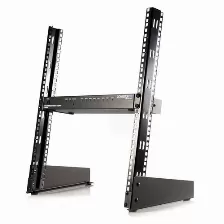 Rack Startech (rk12od), Armario Bastidor Abierto De Escritorio Desktop Sobremesa De 2 Columnas 12u 0,5m Negro