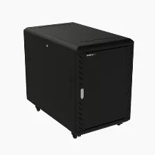 Rack Startech.com Tipo Rack O Bastidor Independiente, Capacidad Del Rack 15u, 4 Postes, Acero, Peso Max. 800 Kg, Color Negro, Incluye Tuercas Si, 2llaves