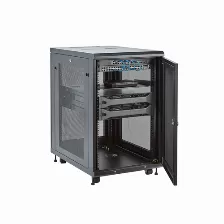 Rack Startech.com Tipo Rack O Bastidor Independiente, Capacidad Del Rack 18u, 4 Postes, Acero, Peso Max. 450 Kg, Color Negro, Incluye Tuercas Si