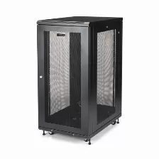 Rack Startech.com Tipo Rack O Bastidor Independiente, Capacidad Del Rack 24u, 4 Postes, Acero, Peso Max. 450 Kg, Color Negro, Incluye Tuercas Si