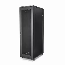 Rack Startech.com Tipo Rack O Bastidor Independiente, Capacidad Del Rack 42u, 4 Postes, Peso Max. 907 Kg, Color Negro, Incluye Tuercas Si, 1llaves