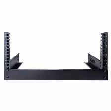 Rack Startech.com Tipo Rack O Bastidor Independiente, Capacidad Del Rack 4u, 2 Postes, Acero, Peso Max. 30 Kg, Color Negro, Incluye Tuercas Si
