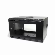 Gabinete Rack Startech Para Servidores De Montaje En Pared Con Puerta De Acrílico 6u 19 Pulgadas Rk619wall